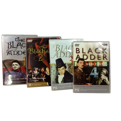 BBC Black Adder Starring Rowan Atkinson 4 Seasons 