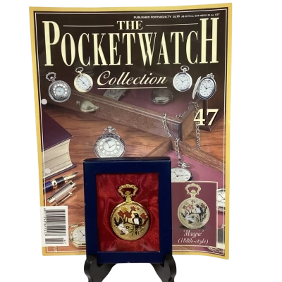 ‘Magpie’ (1880s-style) #47 Hachette Gold Pocket Watch