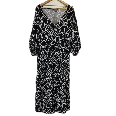 Autograph Womens Dress Size 20 Black  / White 