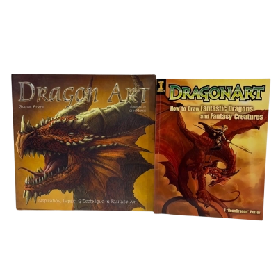Dragon Art (How to draw fantasy dragons and fantasy creatures) (inspiration, impact & technique in fantasy art)