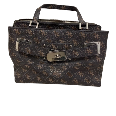 Guess Womens Handbag Brown 