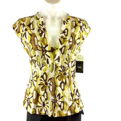 Cue Women's Sleeveless Top Pattern Size 10
