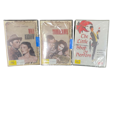 Movie Bundle (Assorted) DVD x 3 (Sealed)