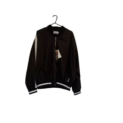 DEAD Mens  Size L Bomber Black  / White 
