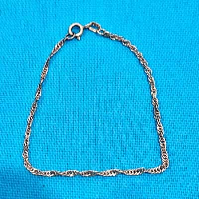 925 Silver Small Bracelet/Anklet 