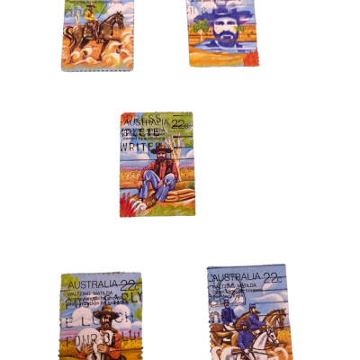 1980’s Waltzing MATILDA STAMPS 
