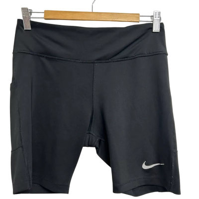 Nike Womens Size M Black Bike Shorts  