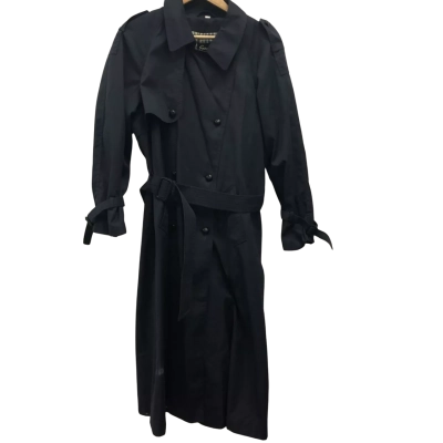 Vintage Sanro Melbourne Womens  Size 10 Trenchcoat Navy Blue 
