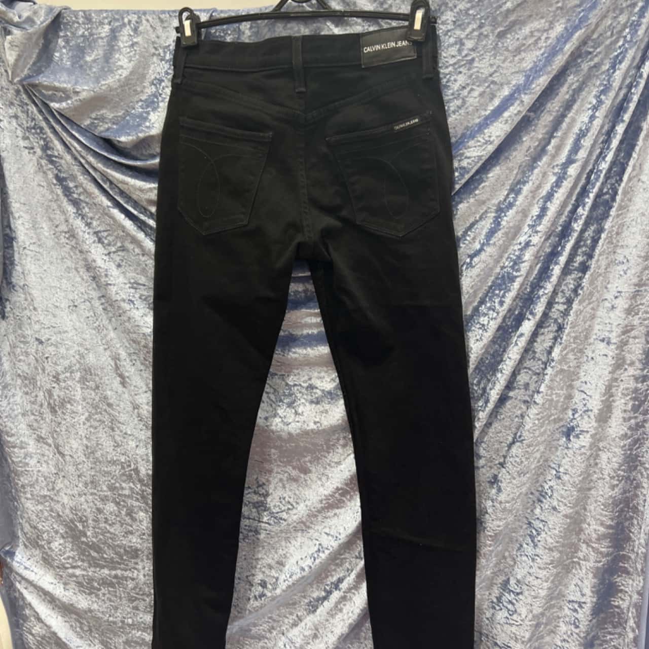 Calvin Klein Jeans Mens Black Jeans Size 27x30