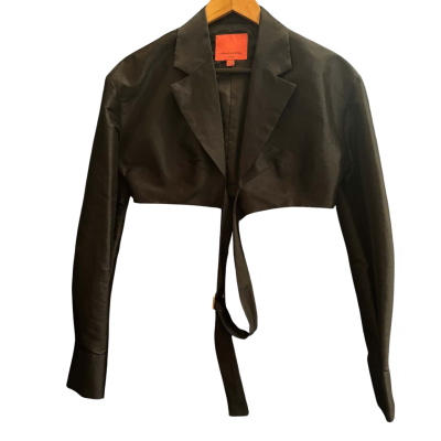 Manning Cartell Womens Size 10 Cropped Jacket Black  