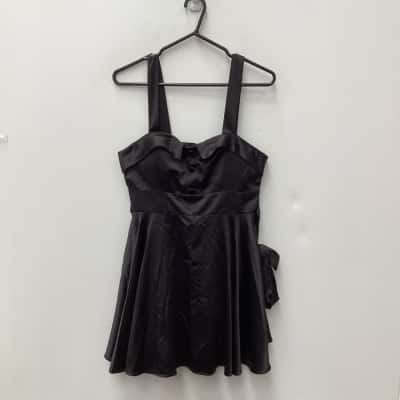  Womens  Size 12 Black strap dress