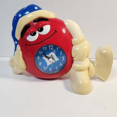 vintage M&M's collectible alarm clock