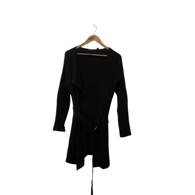 Country Road Womens  Size M Longline Cardigan Black  