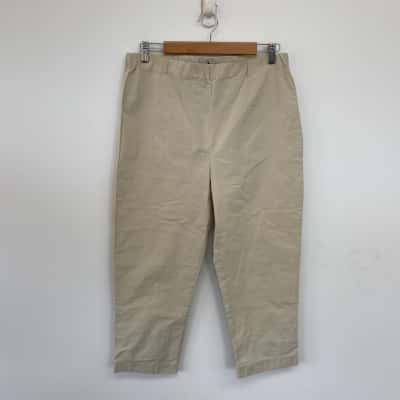 Orientique Sand Bangalene Capri Pants  Size 14 