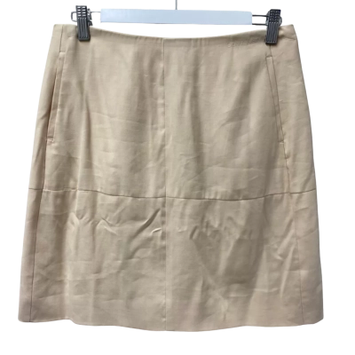 Calvin Klein Womens  Size 36 Midi Skirt Beige 