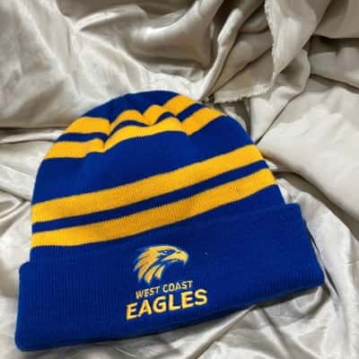 AFL West Coast Eagles Beenie Blue/Yellow