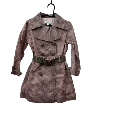  Chino Kids Size 4 Dress Pink / Polka Dot / Purple 