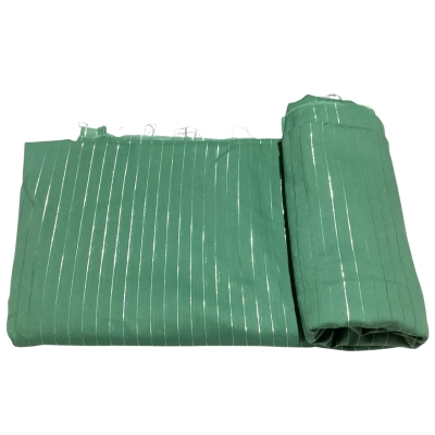 Thin Cotton Fabric with Silver thread  106 x 135 cm     FAB1