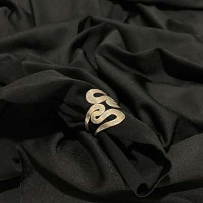 925 Sterling Silver Swirl Design Ring 