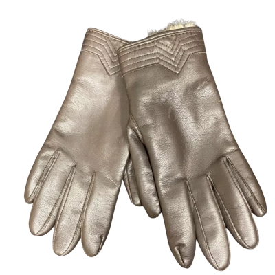  Vintage Vinyl Womens Size 7 Gloves Brown 