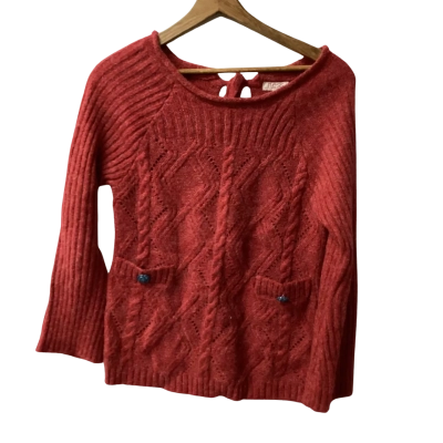 Ness  Womens  Size M Pullover Red I