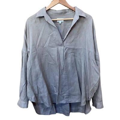 Witchery Khaki Green Linen Top Size 14