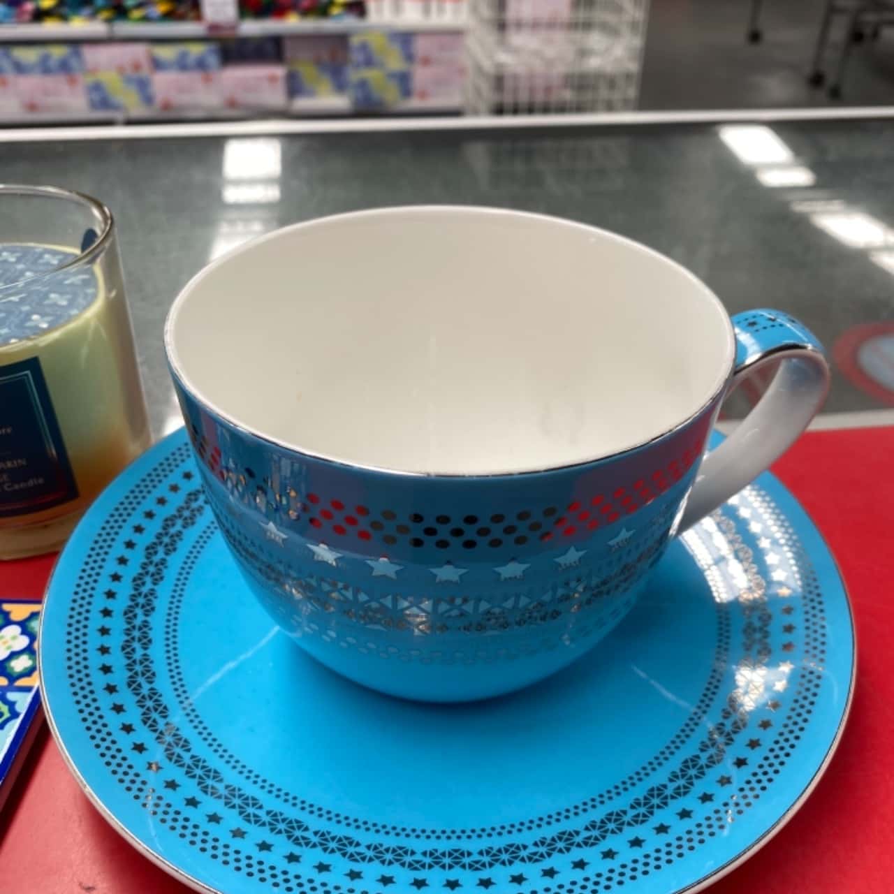 T2 Giant Mug & Saucer/Maxwell and Williams Coasters & Candle Set UAN (s)