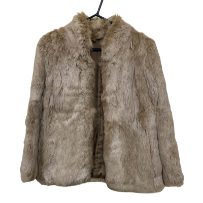  Womens Rabbit Fur Coat Size 10