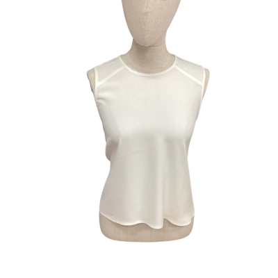 Cue Womens  Size 8 Sleeveless Top Beige 
