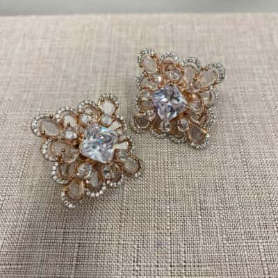 Unbranded Women's Sparkling Earrings Tops 
