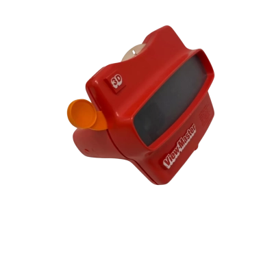 Vintage Red View-Master 3D Slide Viewer Toy + Toy Story Reel