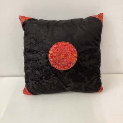 Oriental Cushion Black
