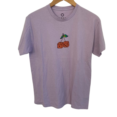 Empire Size M Short Sleeve Shirt Purple 