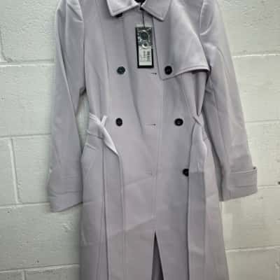 Portmans Womens  Size 6 Trench Coat Purple 