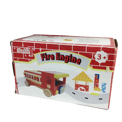 Sparkle T Fire Engine Wooden Set
