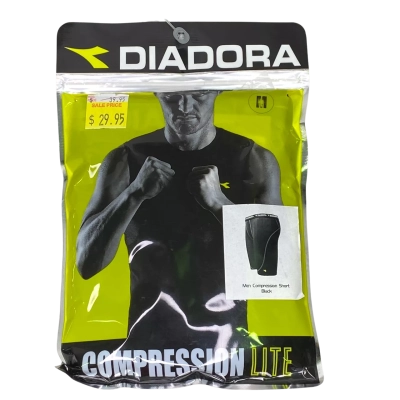 Diadora Mens  Size M Bike Shorts Black  