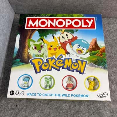 Monopoly Pokémon Edition Board Game | Hasbro Gaming | Complete Family Game
