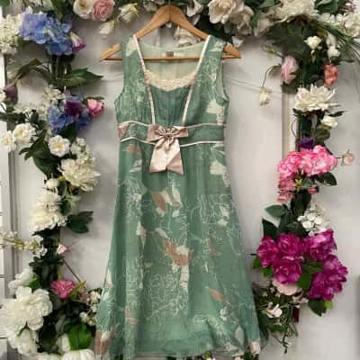  CWELA Germany Size 6/8 Green costume Dress