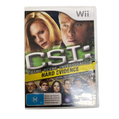 CSI Hard Evidence Wii Game