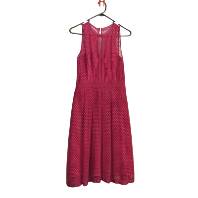 Alannah Hill Womens  Size 10 Magenta Sleeveless Dress