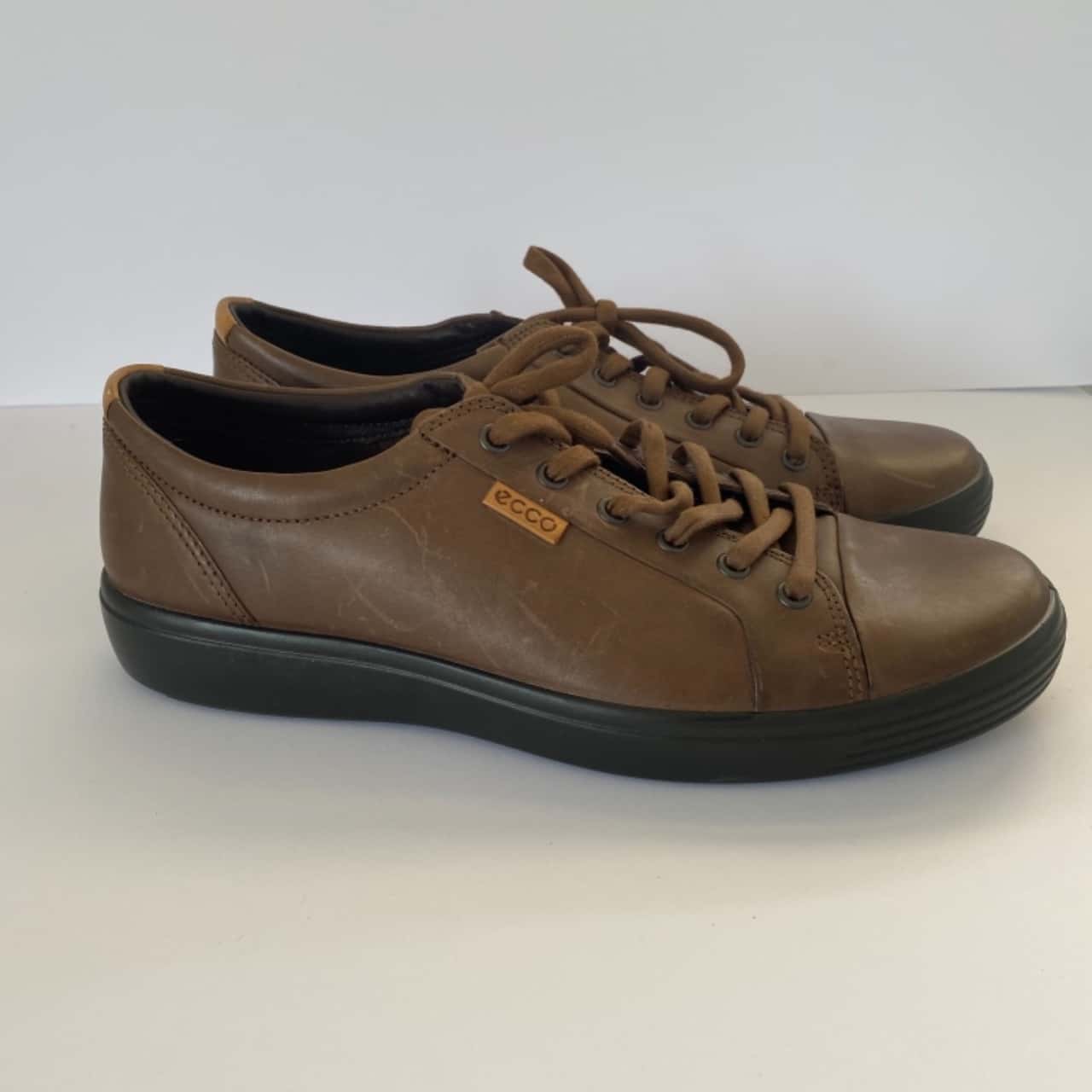 Ecco Leather Sneakers Brown Size 10 / 44 (s)
