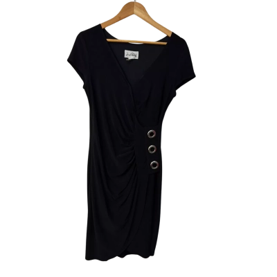 Joseph Ribkoff  Size 12 Black Dress 