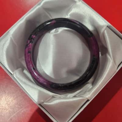 Black/Purple Jadeite Bangle - BNWOT