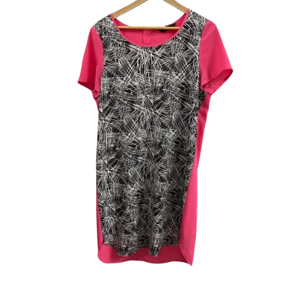 Decjuba Womens  Size 14 Cindy Dress Fireworks Print 