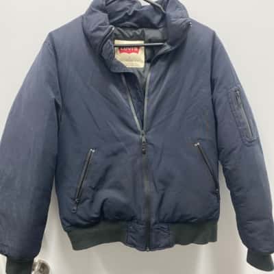 Levis Mens  Size M Winter Jacket Navy Blue 