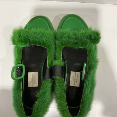 Green women’s sandals