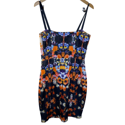 Lumier Womens  Size L Sleeveless Dress Floral 