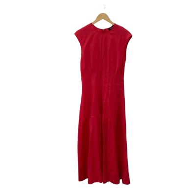 Oxford Womens  Size 8 Maxi Dress Red 