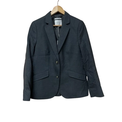 BNWT Trenery Womens Size 10 Blazer Grey Black RRP $299.00 
