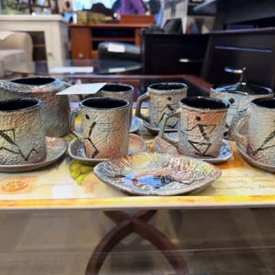 Pottery tea / coffee set 